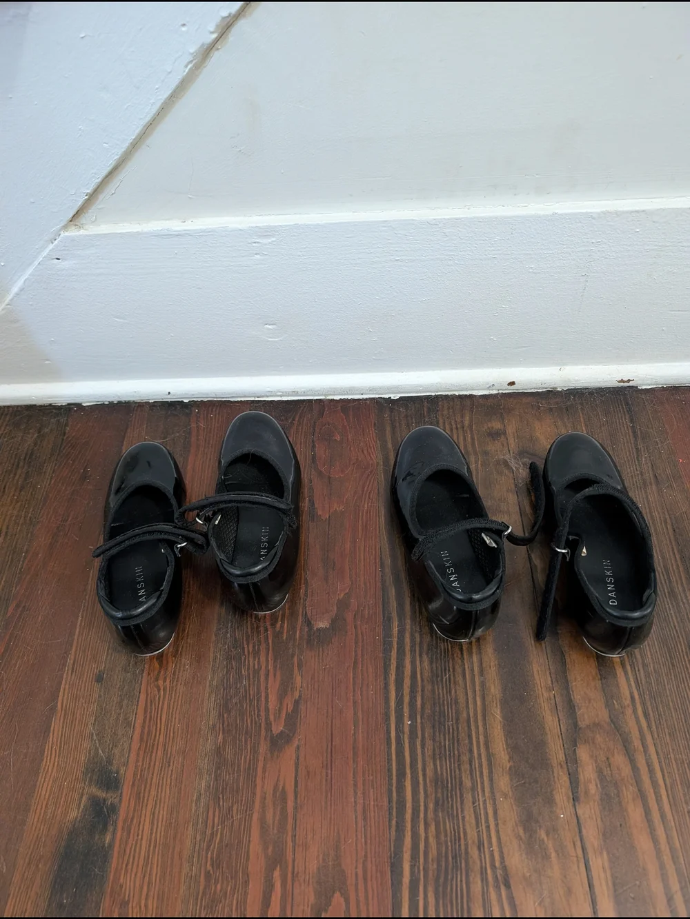 Danskin Black Girls' Mary Jane Tap Shoes